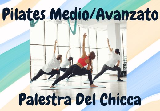 PILATES MEDIO/AVANZATO 2025 - Palestra DEL CHICCA - Mercoledì 20:30/21:30