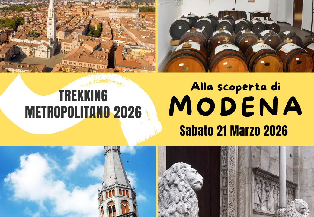 TREKKING METROPOLITANO 2026 - 21 MARZO 2026 - MODENA